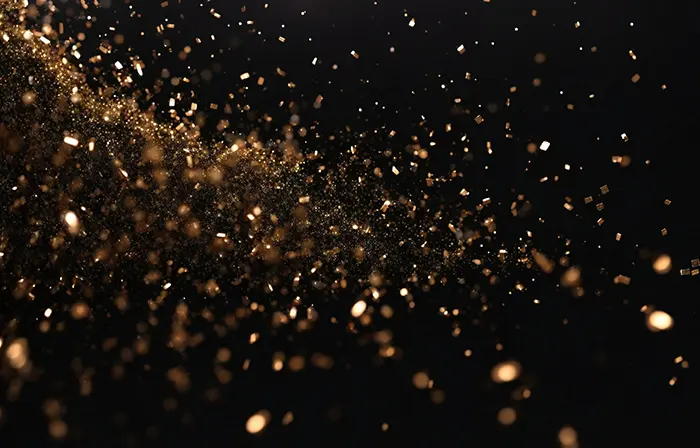 Enchanted Golden Sprinkles Wallpaper image